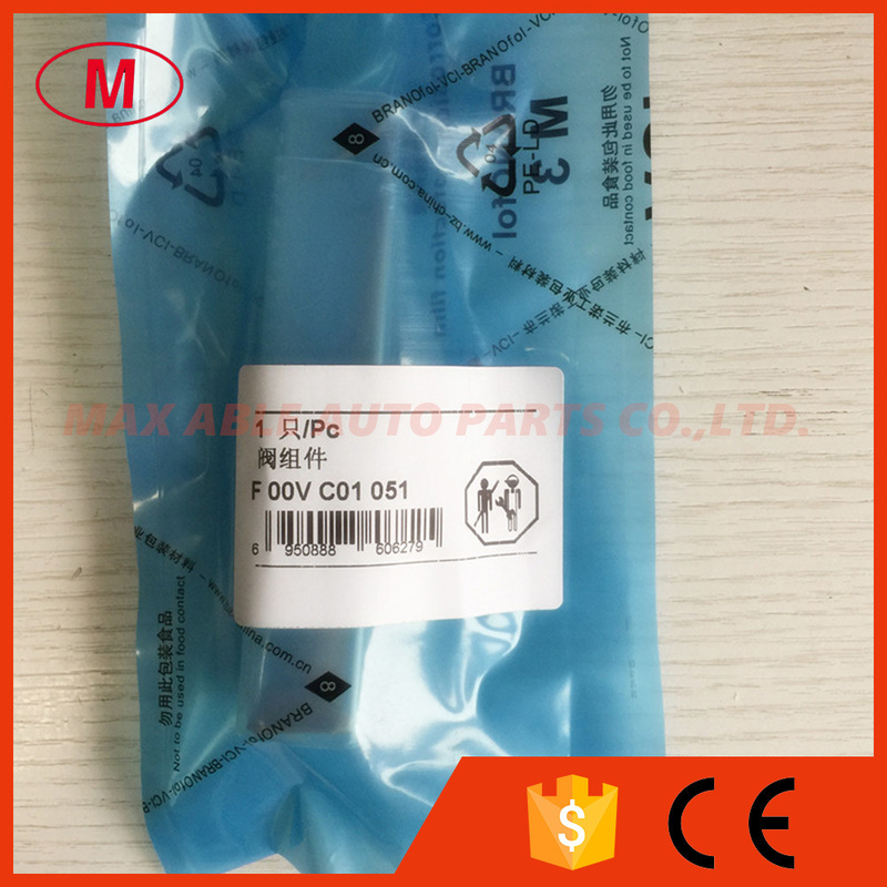 F00VC01051 made in China common rail injector control valve for 0445110181, 0445110189, 0