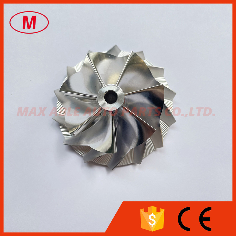 GT28 reverse 51.80/68.01mm 7+7 blades high performance turbo milling/alumimun 2618 /billet compressor wheel