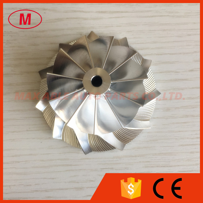 TD04HL 16G 48.30/68.00mm 11+0 blades forward turbo milling/aluminum 2618/billet compressor wheel