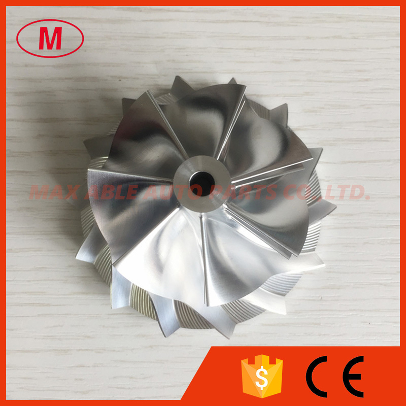 CT26 54.64/70.98mm 7+7 blades Turbocharger milling/aluminum 2618/billet compressor wheel