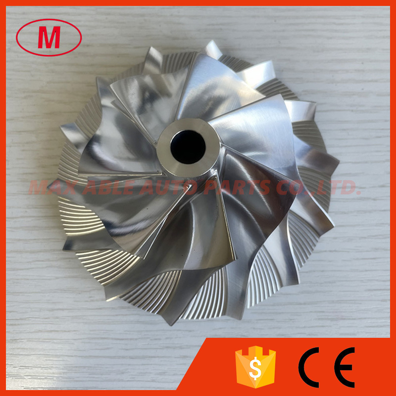 HX60 reverse 76.00/113.01mm 7+7 blades turbo milling/Aluminum 2618/billet compressor wheel