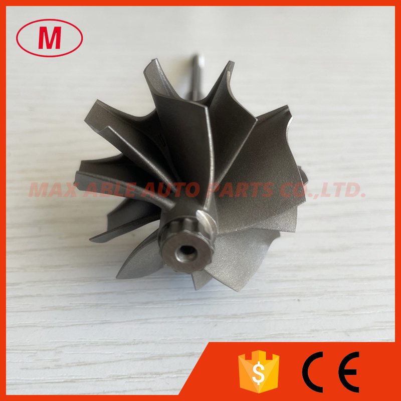 TD04HL 45.65/52mm 5+5 blades 97mm shaft length turbo wheel/ turbine shaft&wheel