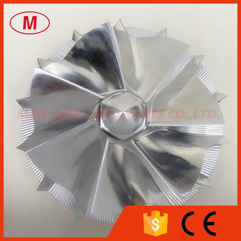 GTA5518B 449207-0022 88.00/117.70m 7+7 blades high performance turbo billet compressor wheel for 739443-0003 3508B, 3516