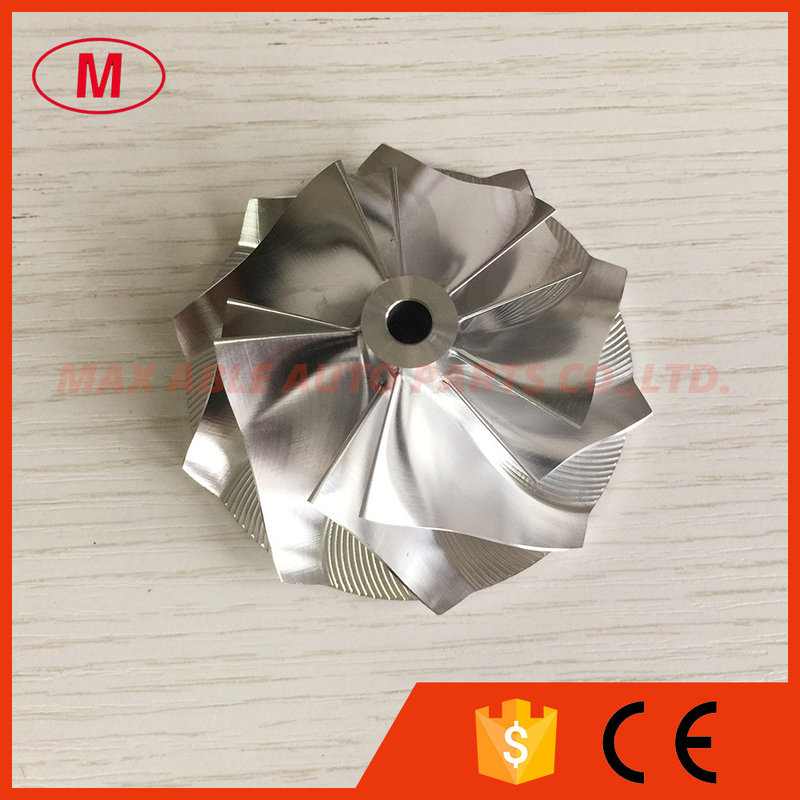 CT26 50.00/68.00mm 5+5 Blades high performance turbo aluminum 2618/milling/billet compressor wheel for TOYOTA