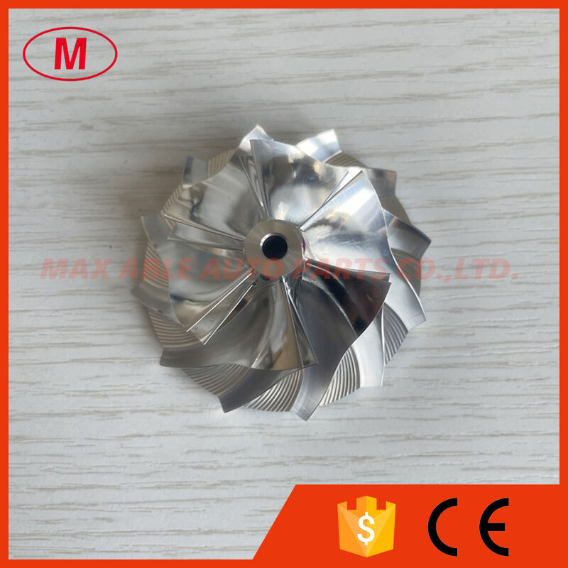 TD03 reverse 38.00/52.00mm 6+6 blades high performance turbocharger milling/aluminum 2618/billet compressor wheel