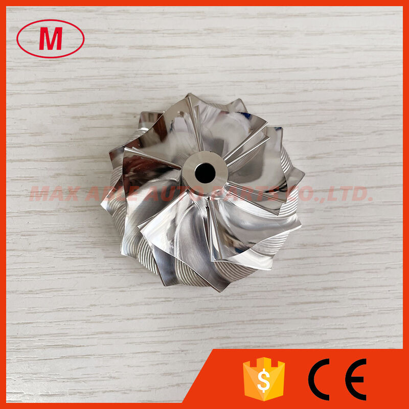 GTA15-25 43.41/56.02mm 6+6 blades high performance turbo milling/aluminum 2618/billet compressor wheel