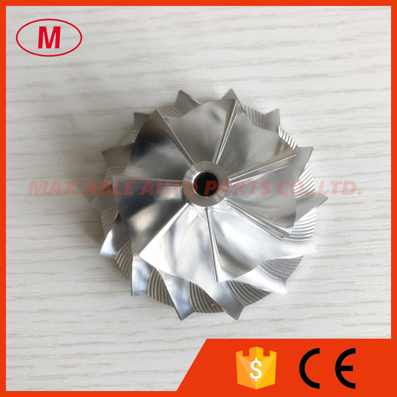 K04 43.00/60.00mm 7+7 blades High Performance Turbo Billet/milling/aluminum 2618 compressor wheel