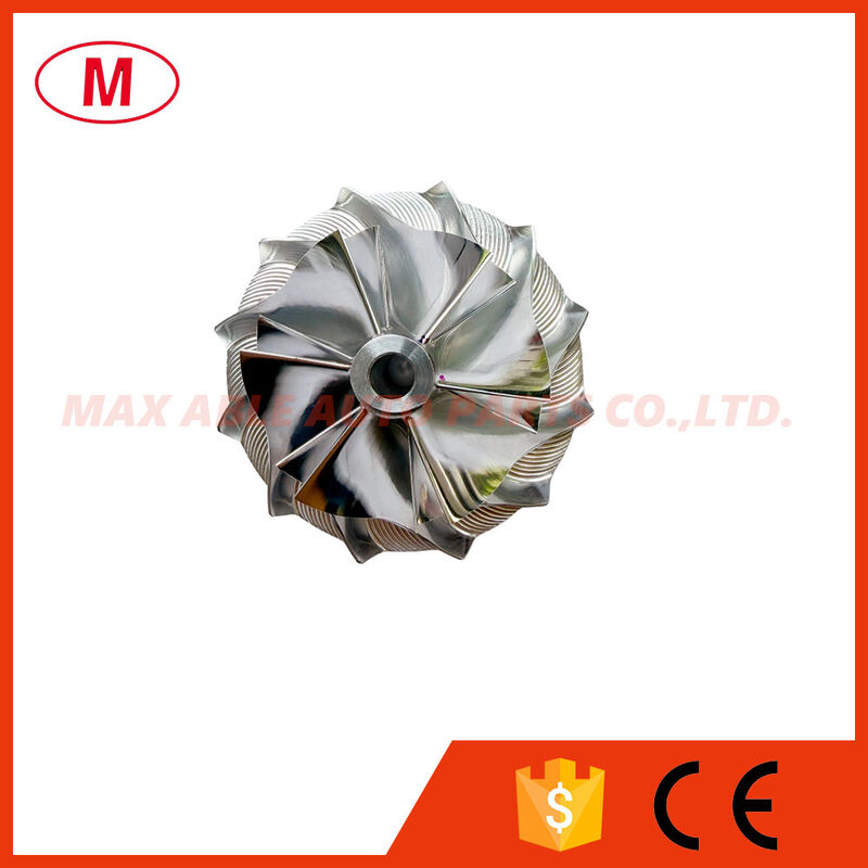 GT15-25 735492-0002J 6+6 blades 36.30/49.00mm turbo milling/aluminum 2618/billet compressor wheel for 757042-0011/0013/0014