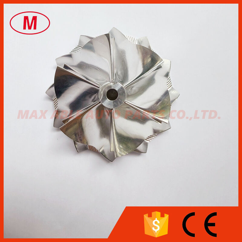 GT35 67.43/82.00mm 6+6 blades high performance turbocharger milling/aluminum 2618/billet compressor whee