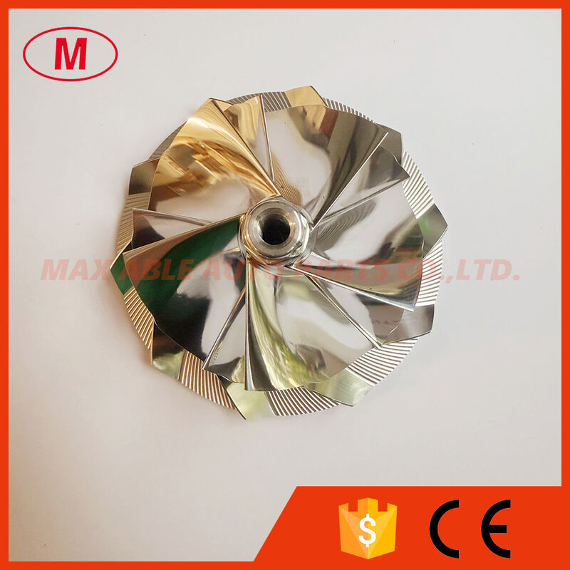 GT47 73.90/102.90mm 5+5 Blades Turbocharger Milling/aluminum 2618/billet Compressor Wheel Splitter height:39.00mm