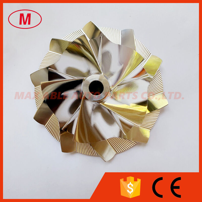 GT47 67.00/102.00mm forward 5+5 Blades high performance turbo aluminum 2618/milling/Billet compressor wheel