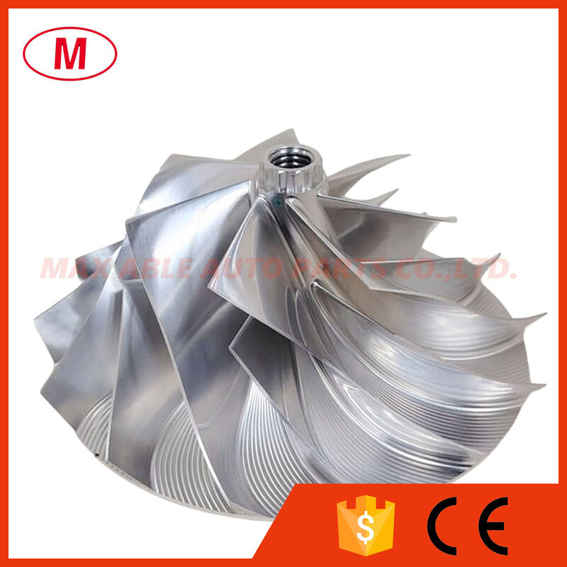 GT55 94.00/144.00mm 7+7 Blades Dodecagon Nut Design High Performance Turbo Milling/aluminum 2618/billet Compressor Wheel