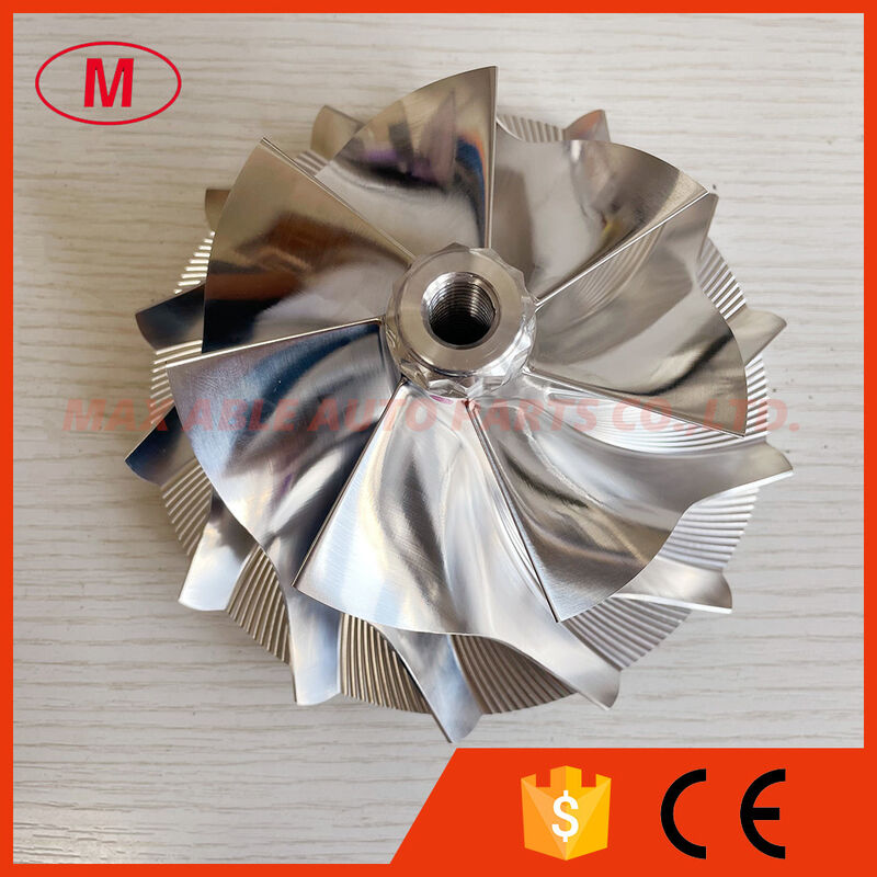 GT55 106.29/144.33mm 7+7 Blades Dodecagon Nut Design High Performance Turbo Milling/aluminum 2618/billet Compressor Wheel