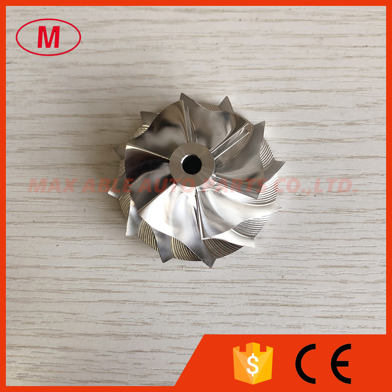 GT15-25 433256-0003 37.91/49.00mm 6+6 blades high performance turbo billet/milling/aluminum 2618 compressor wheel