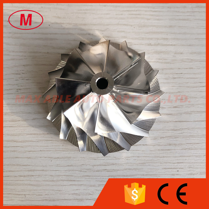 HX40 58.00/83.03mm 8+8 blades high performance turbo milling/aluminum 2618/billet compressor wheel