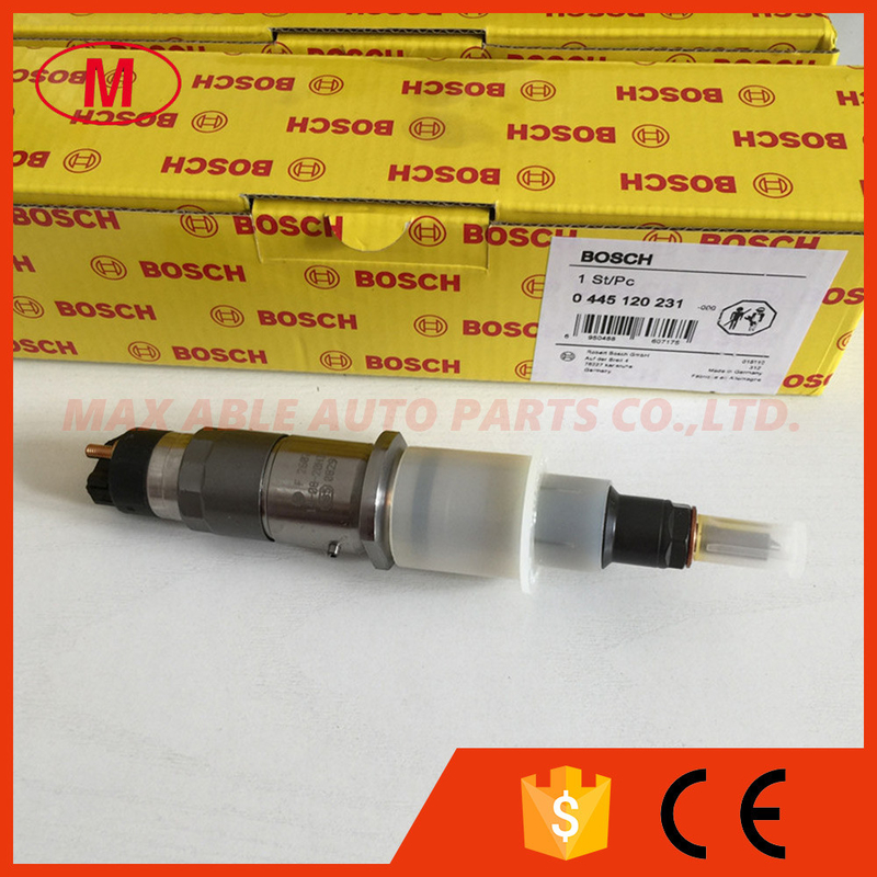 Genuine Common Rail Injector 0445120059, 0445120231 for 3976372, 4945969, 5263262, 6754-11-3011, 6754113011