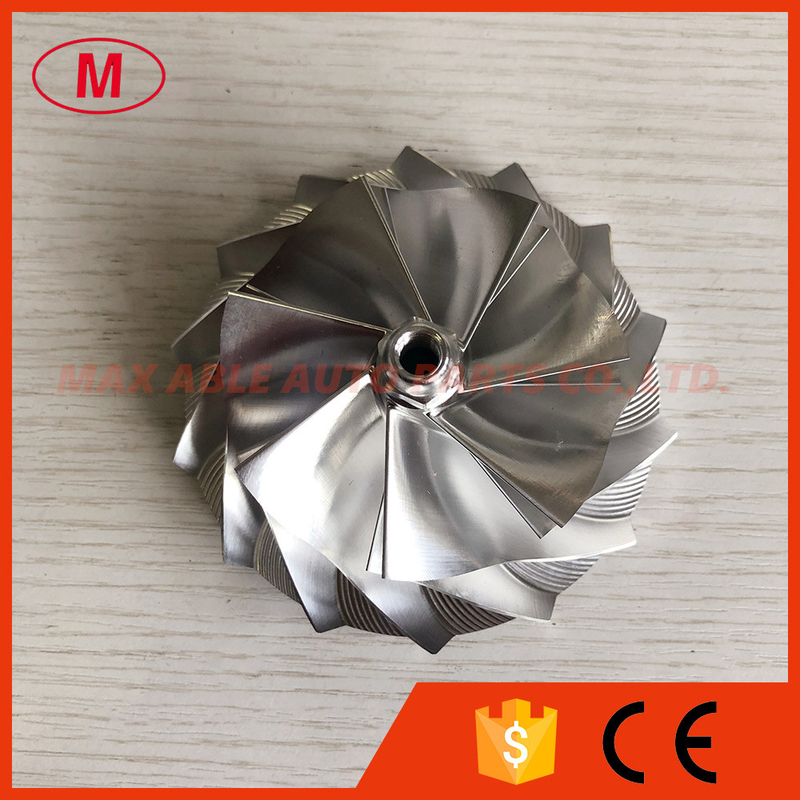 HX40 7+7 blades 66.90/92.00mm high performance turbo Turbocharger Billet/milling/aluminum 2618 compressor wheel