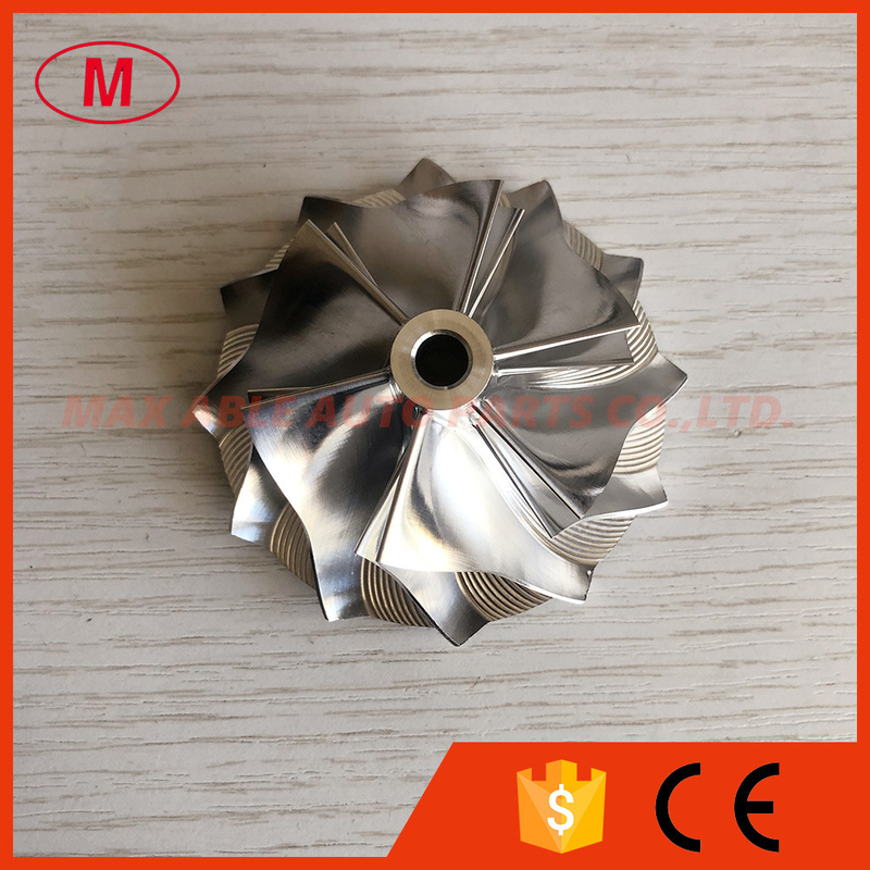 GT28 6+6 blades 47.10/61.98mm high performance turbo billet/milling/alumimun 2618 compressor wheel