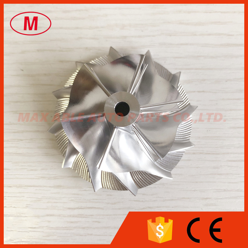 GT15-25 702549-0019/702549-0010 1102-022-404 42.87/59.48mm 6+6 blades performance aluminum 2618/billet compressor wheel