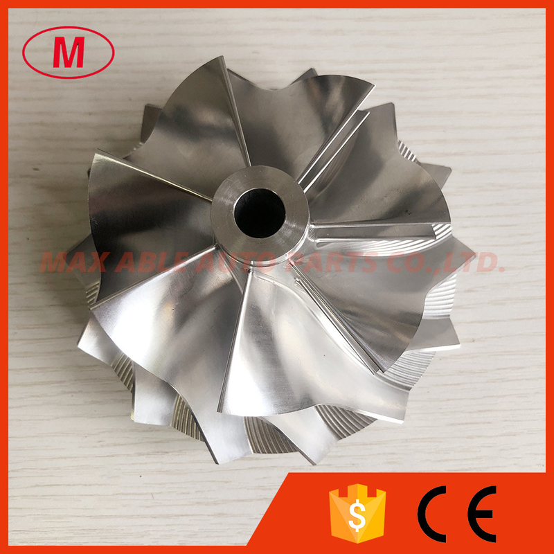 Supercharger 94.00/121.50mm 7+7 blades turbo milling/aluminum 2618/billet compressor wheel