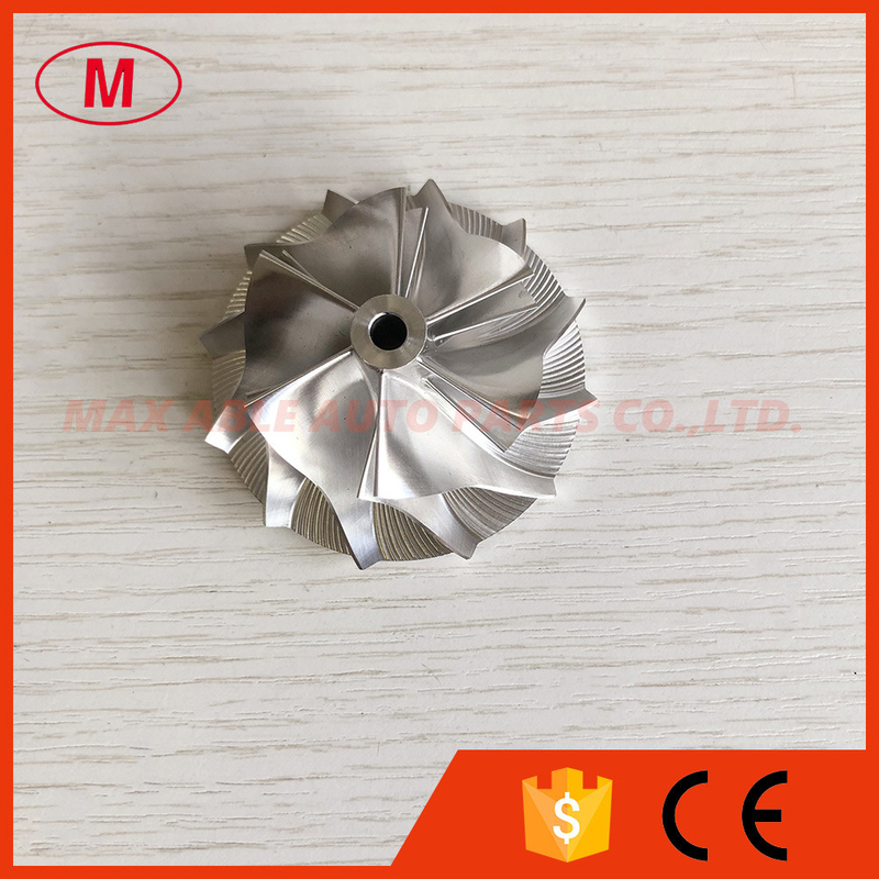 K04 5306-123-2005 1302-003-410 41.20/56.08mm 6+6 blades high performance milling/aluminum 2618/Billet compressor wheel