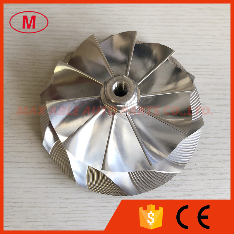 GT5534 115.00/152.00mm 10+0 blades Turbo aluminum 2618/milling/billet compressor wheel