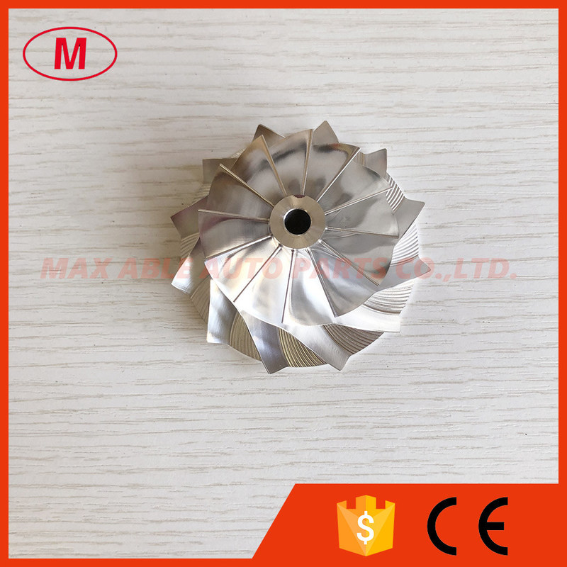 TD05 19C 49179-40510 50.20/68.00mm 12+0 blades high performance turbo milling/aluminum 2618/billet compressor wheel