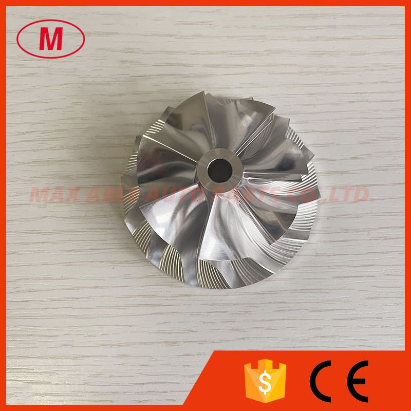 54.00/72.00mm forward 7+7 Blades turbo aluminum 2618/milling/Billet compressor wheel