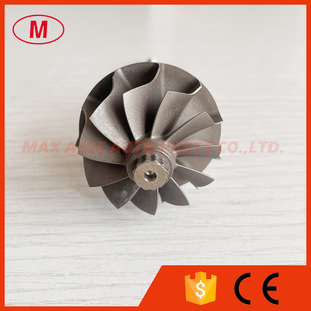 TF035 37.7/43.1mm 11 Blades Reverse Journal Bearing Turbo Turbine Shaft ...